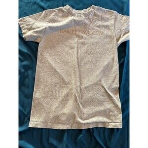 Vtg Harley Davidson Gray T-Shirt Womens With Gold Rhinestones XS Orlando FL